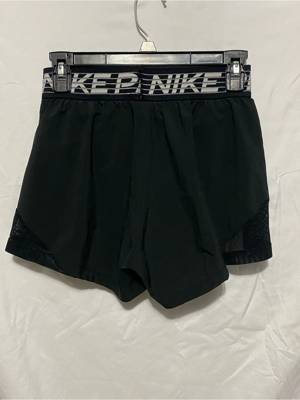 Nike Black Women's 2-in-1 Athletic Running Shorts